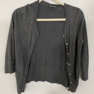 Charcoal Grey Express cardigan